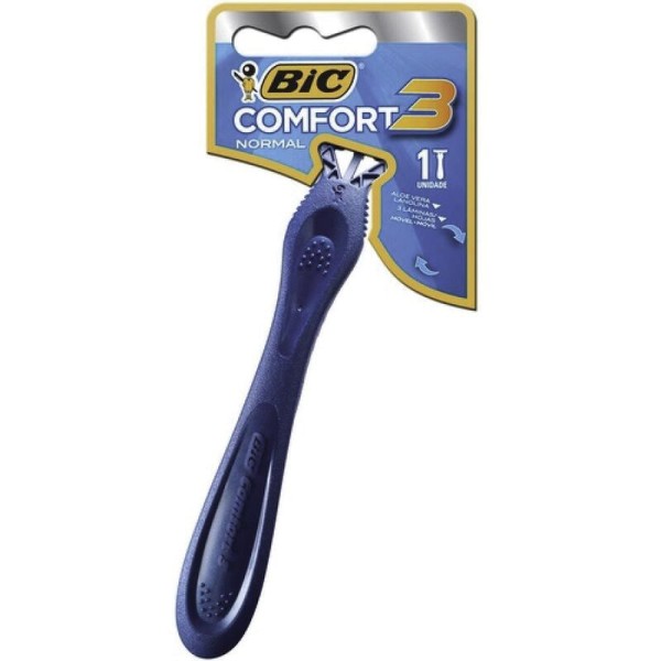 Encontraproduto.com.br - Aparelho de Barbear Bic Comfort Pele normal Blister com 1 unidade