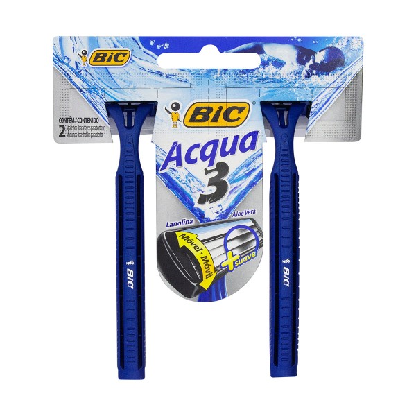 Encontraproduto.com.br - Aparelho de Barbear Bic Acqua 3 2 Unidades