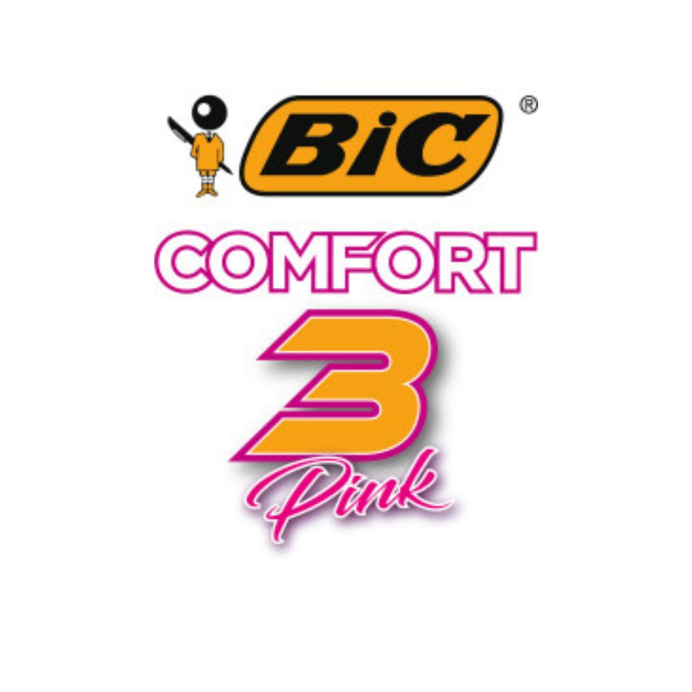 Encontraproduto.com.br - Aparelho Depilador Bic Confort 3 Pink 2 Unidades