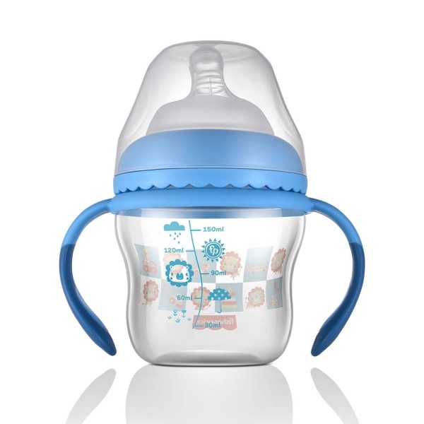 Encontraproduto.com.br - Copo de Transição First Moments + Bico Extra + Alça Removível 150 ml Azul Fisher Price - BB1055OUT [Reembalado]