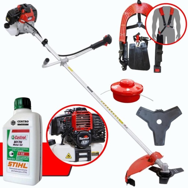 Encontraproduto.com.br - Roçadeira Profissional Com óleo Stihl Rt43-l 43cc 1,7hp 2t