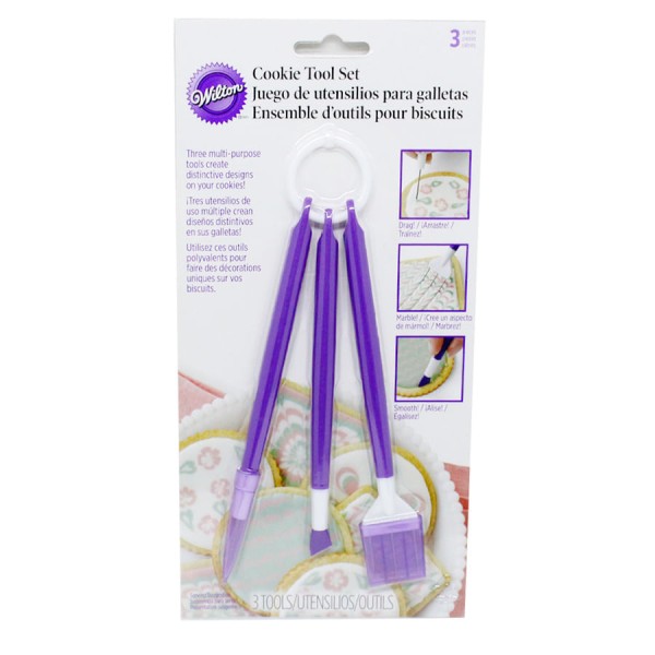 Encontraproduto.com.br - Jogo de Pincel Para Decoração de Biscoitos un WILTON