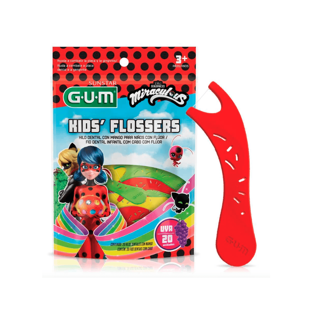 Encontraproduto.com.br - Fio Dental Gum Miraculous Com 20 Uva Com Fluor