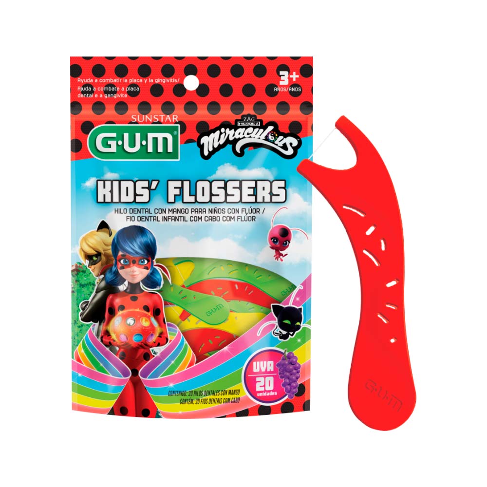 Encontraproduto.com.br - Fio Dental Gum Miraculous Com 20 Uva Com Fluor