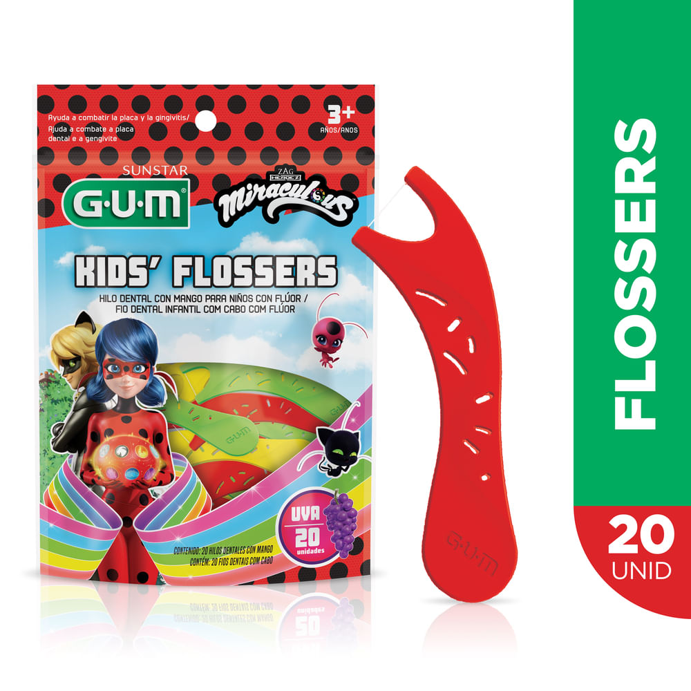 Encontraproduto.com.br - Fio Dental Gum Miraculous Com 20 Uva Com Fluor