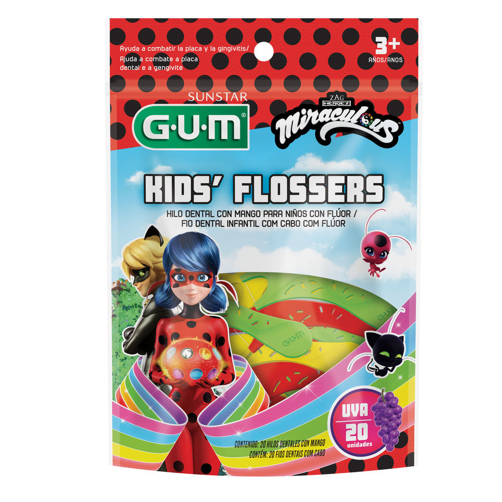 Encontraproduto.com.br - Fio Dental Gum Miraculous Com 20 Uva Com Fluor