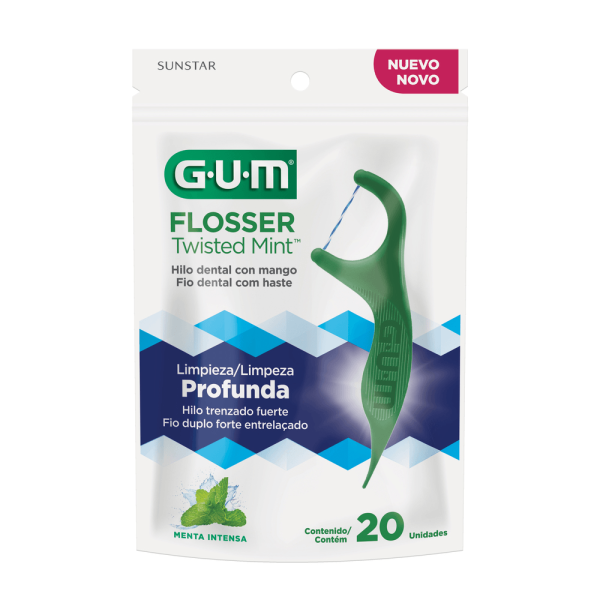 Encontraproduto.com.br - FIO DEN GUM FLOSSERS TWISTED20UN