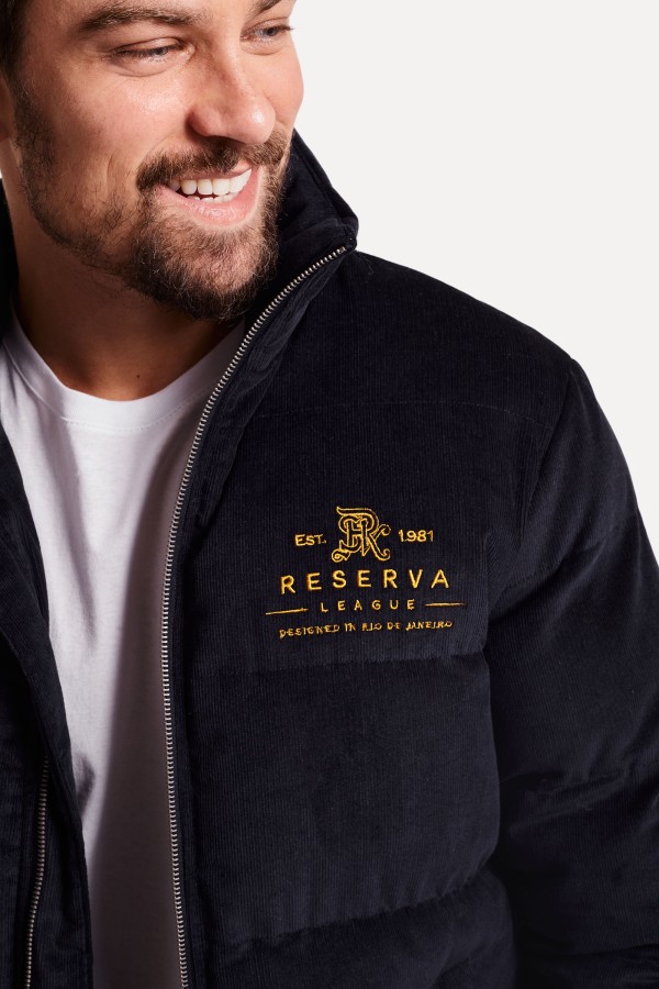 Encontraproduto.com.br - Jaqueta Corduroy Puffer