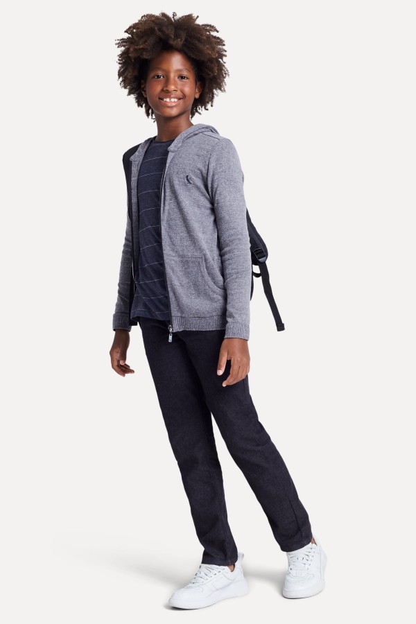 Encontraproduto.com.br - Hoodie Tricot Mini Liso