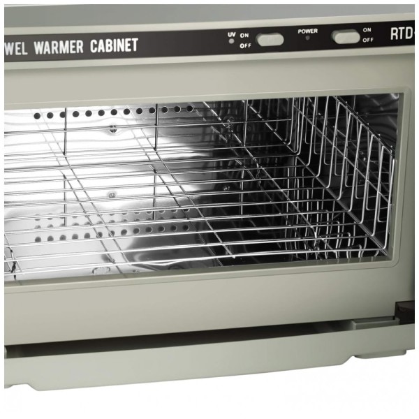 Encontraproduto.com.br - Aquecedor de Toalha Elétrico para Barbearia e Salão de Beleza 16L, 110V, Artist hand, Branco