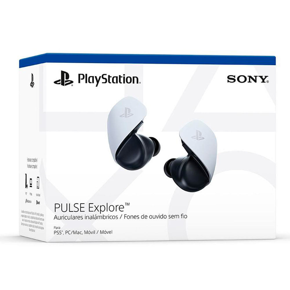 Fone de Ouvido sem Fio Gamer para PS5 Pulse Explore Wireless CFI-ZWE1L - Sony