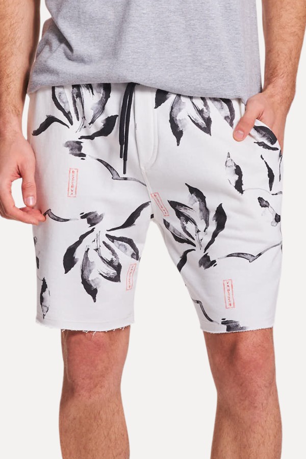 Encontraproduto.com.br - Bermuda Moletom Estampada Cerejeira