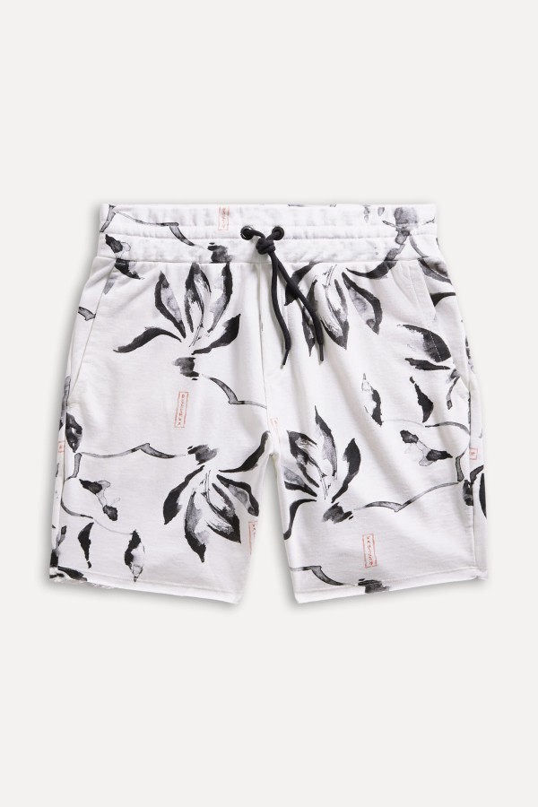 Encontraproduto.com.br - Bermuda Moletom Estampada Cerejeira
