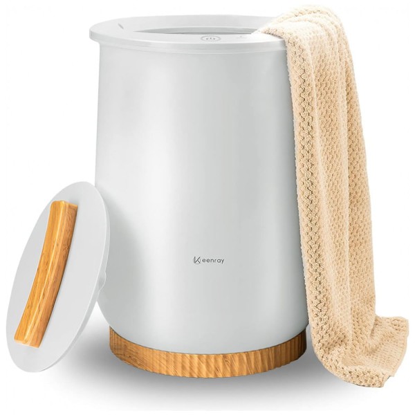 Encontraproduto.com.br - Aquecedor de Toalha Elétrico até 2 Toalhas com Desligamento Automático, 110V, Keenray CL1, Cinza