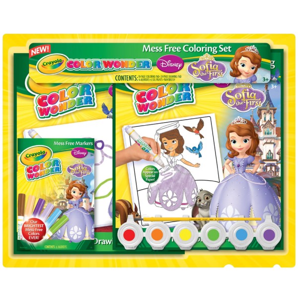 Conjunto para Colorir - Disney - Color Wonder - Princesa Sofia - Crayola