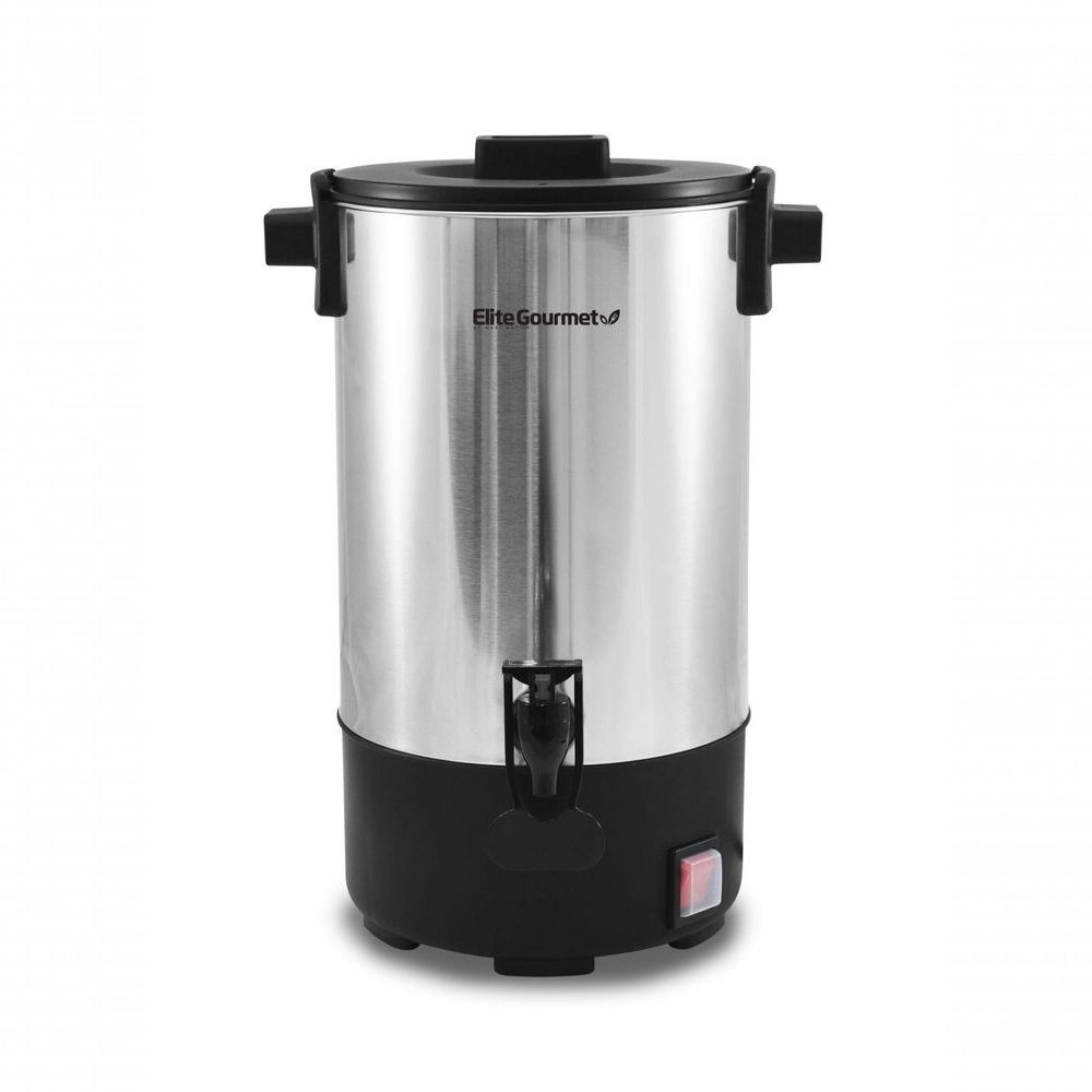 Encontraproduto.com.br - Elite Gourmet Cafeteira Elétrica De Aço Inoxidável 30 Xícaras Prata