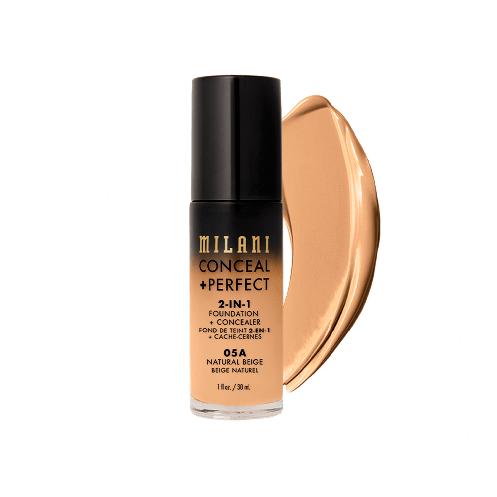 Milani Conceal + Perfect 2 em 1 Natural Beige 05A - Base Líquida 30ml
