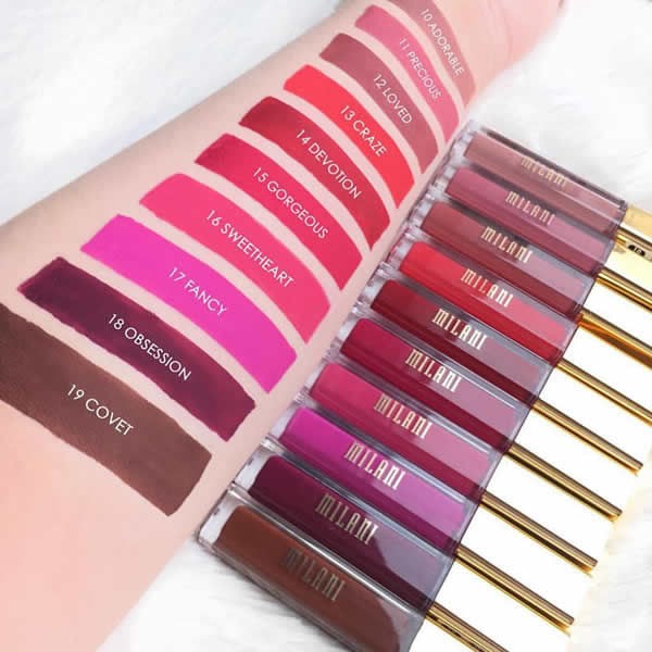 Encontraproduto.com.br - Milani Amore Matte Lip Creme Allure 25 - Batom Líquido