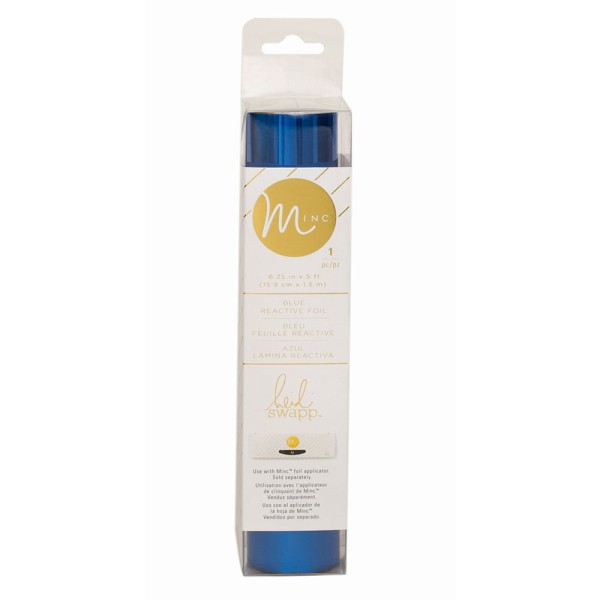 Encontraproduto.com.br - Folha de Foil Heidi Swapp - Rolo para Minc 15,9 cm de largura x 1,5 metros de Comprimento Azul – 312110