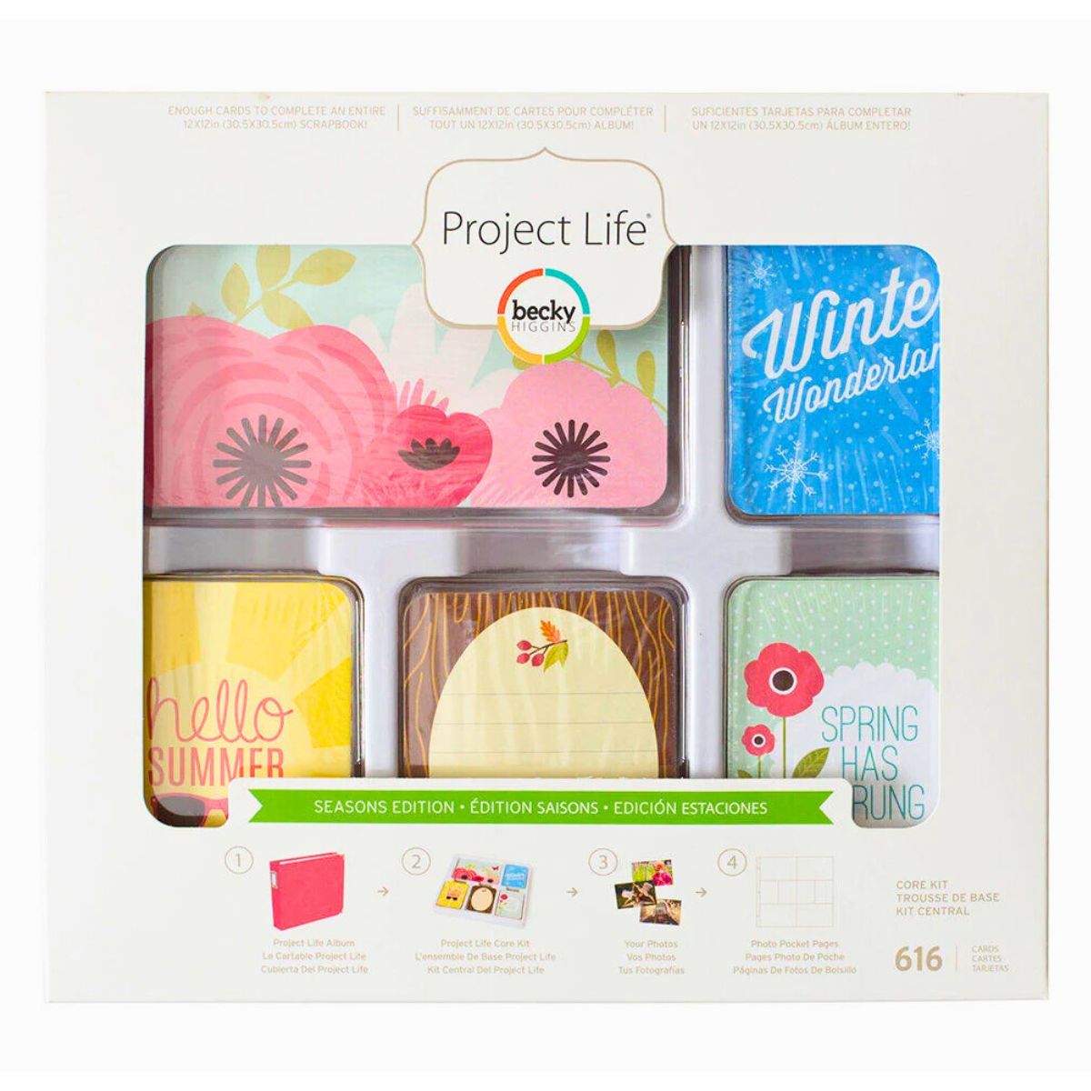 Kit Cartões All Seasons Edition Core 616 Unidades American Craft - 380551