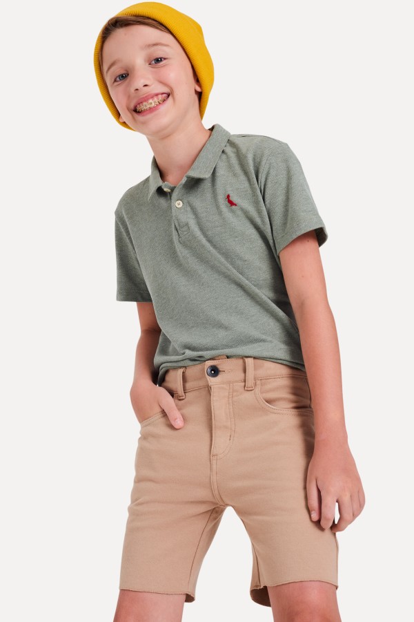 Encontraproduto.com.br - Bermuda Mini 5 Pockets Moletom