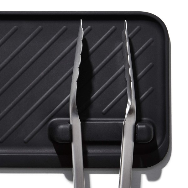 Encontraproduto.com.br - Descanso para Churrasco em Silicone 26x15cm OXO Preto