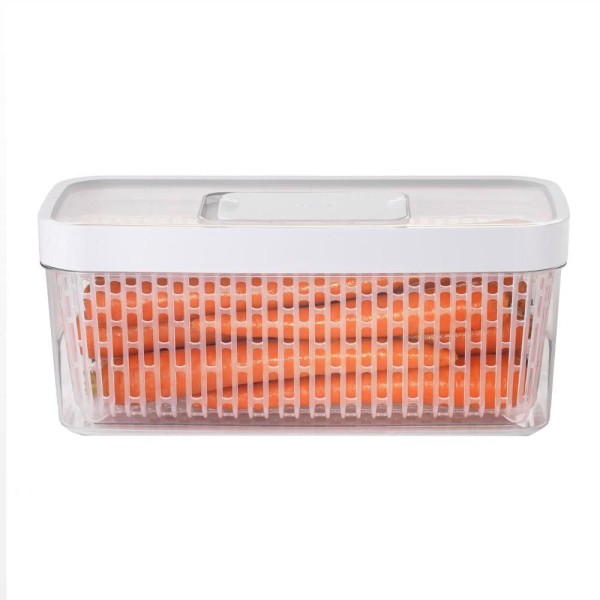 Encontraproduto.com.br - Pote Retangular com Filtro de Carvão 4,7 Litros Greensaver OXO
