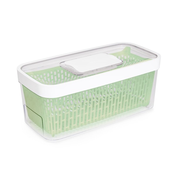 Encontraproduto.com.br - Pote Retangular com Filtro de Carvão 4,7 Litros Greensaver OXO