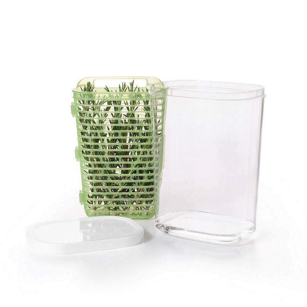 Encontraproduto.com.br - Pote Retangular para Ervas 2,7 Litros Greensaver OXO