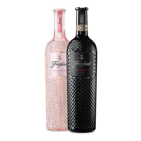 Encontraproduto.com.br - Kit 1 Chianti D.O.C.G. 750Ml + 1 Italian Rosé 750Ml