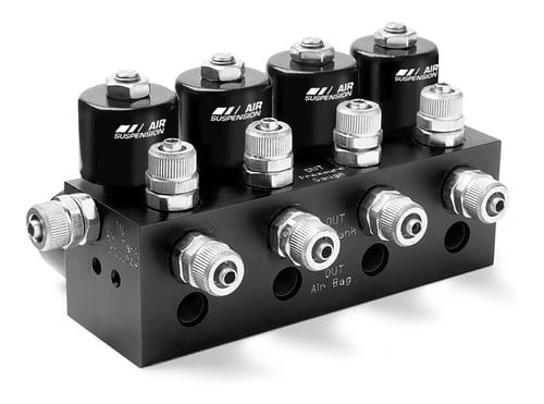 Encontraproduto.com.br - 1 Bloco De Valvulas 8mm Para Suspensão Ar 8v-saveiro G3