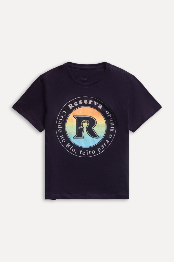 Encontraproduto.com.br - Camiseta Mini Estampada R Beach Circulo