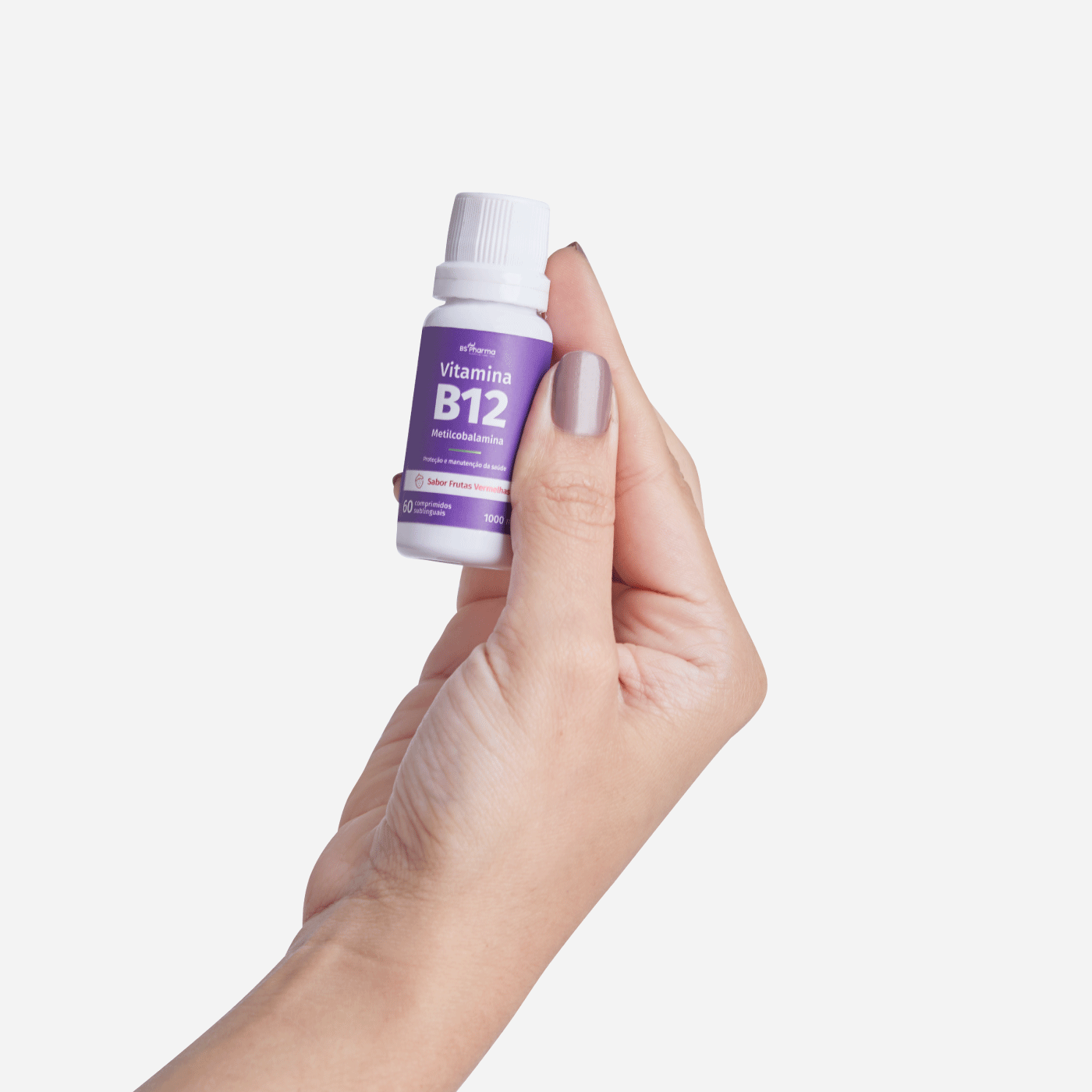 Encontraproduto.com.br - Vitamina B12 Metilcobalamina 1000 mcg  Sublingual 60 Comprimidos BS Pharma