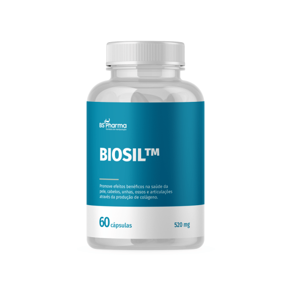 BioSil Silício Orgânico  520 mg 60 Cápsulas BS Pharma