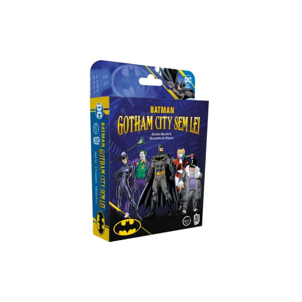 Encontraproduto.com.br - Batman Gotham City Sem Lei Jogo de Cartas Dice on Fire