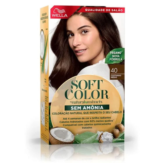 Encontraproduto.com.br - Tinta de Cabelo Soft Color - Castanho Médio 40
