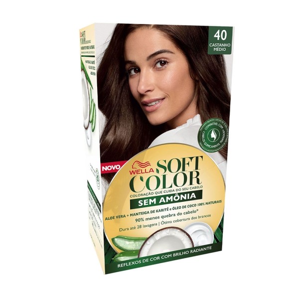 Encontraproduto.com.br - Tinta de Cabelo Soft Color - Castanho Médio 40