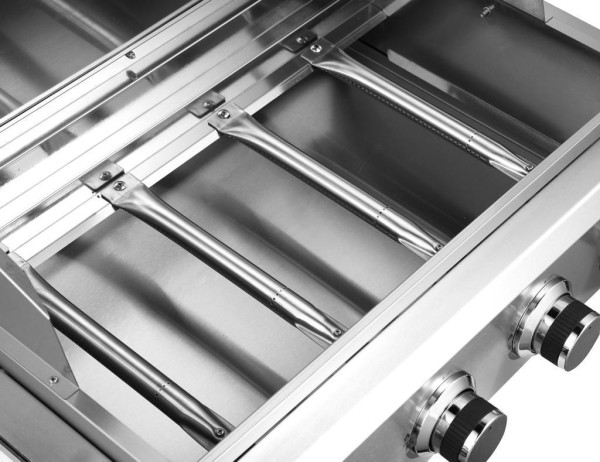 Encontraproduto.com.br - Churrasqueira A Gás De Embutir Ou Bancada 4 Queimadores Inox