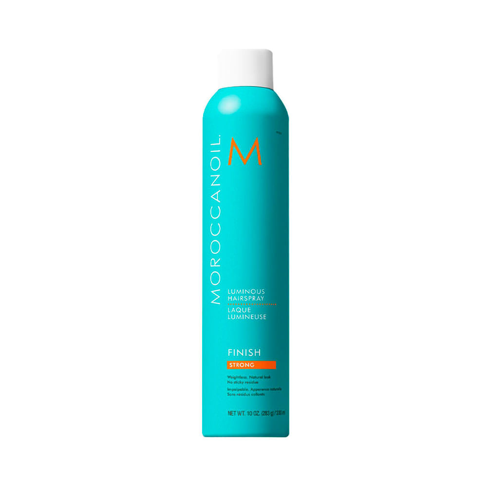 Encontraproduto.com.br - Spray Fixador Luminoso Forte Moroccanoil Finish 330 ml