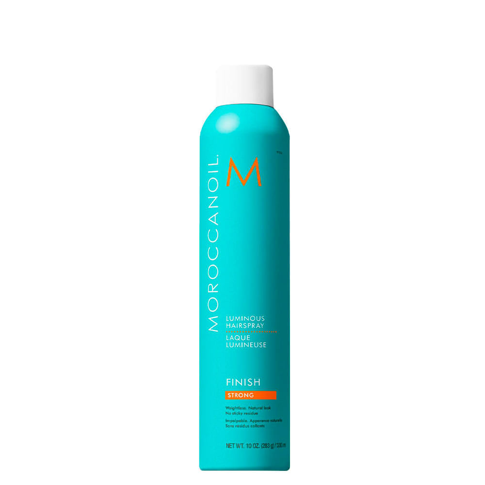Encontraproduto.com.br - Spray Fixador Luminoso Forte Moroccanoil Finish 330 ml