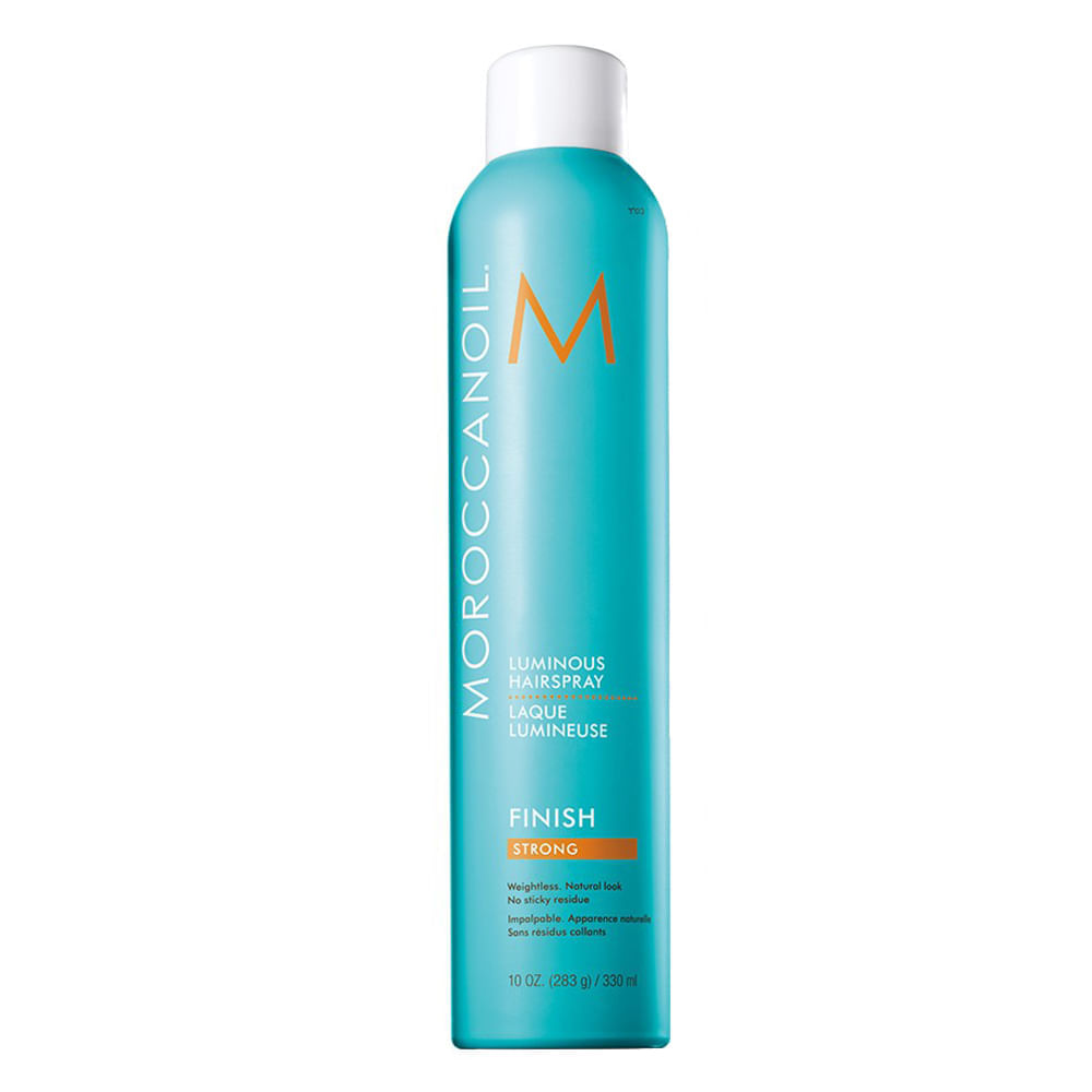 Encontraproduto.com.br - Spray Fixador Luminoso Forte Moroccanoil Finish 330 ml