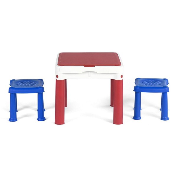 Encontraproduto.com.br - Conjunto Mesa e Cadeiras Constru Kids - Keter