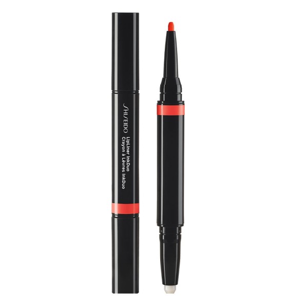 Encontraproduto.com.br - Delineador De Lábios Shiseido Inkduo 03 Mauve Rosy Mauve Color 05 Delineador De Gerânio - Vivid Orange