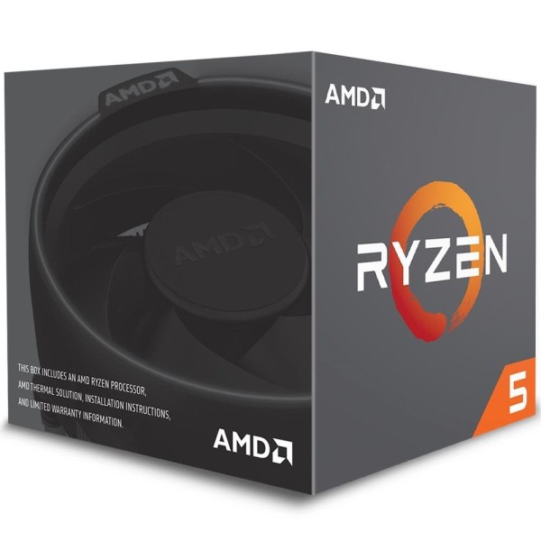 Encontraproduto.com.br - Processador AMD Ryzen 5 2600, Cooler Wraith Stealth, Cache 19MB, 3.4GHz (3.9GHz Max Turbo), AM4, Sem Vídeo - YD2600BBAFBOX