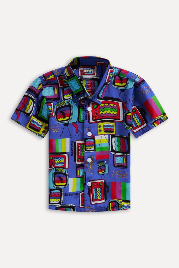Camisa Bb Mc Estampada Televisions