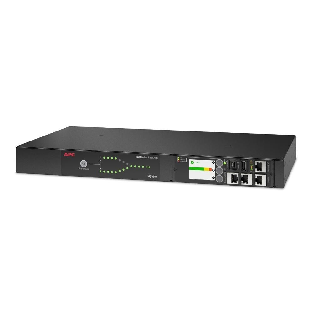 Encontraproduto.com.br - Ats Apc 120v 15a Ent Nema 5 15p Sai (10)nema 5 15r Ap4450a