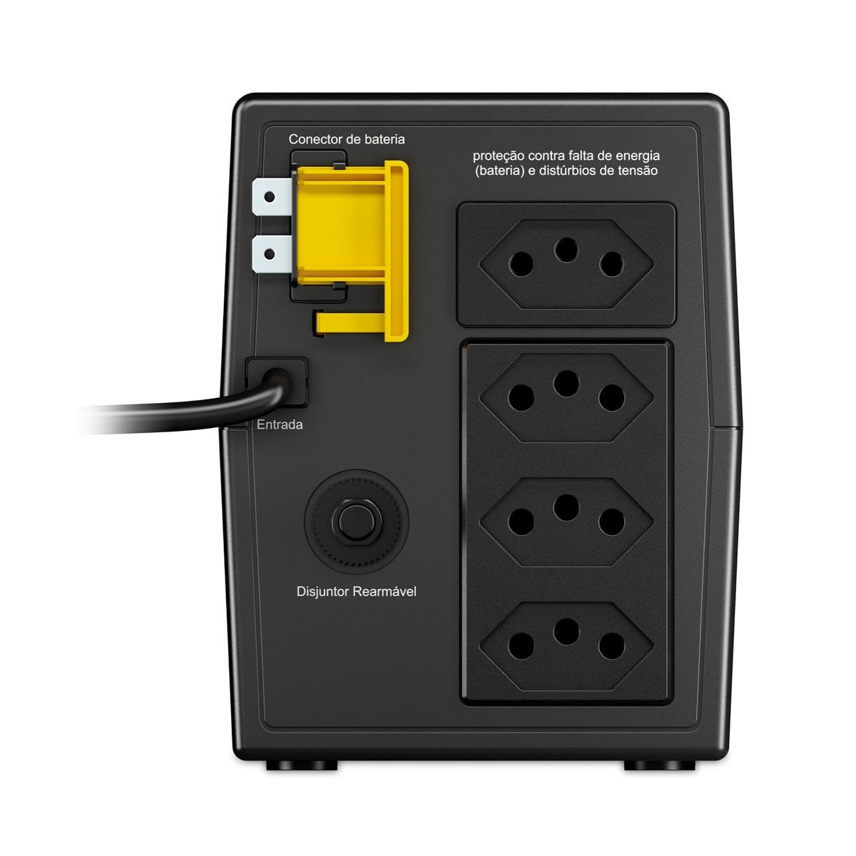 Encontraproduto.com.br - Nobreak APC Back-UPS 700VA, Entrada Bivolt Saída 115V - BVX700BI-BR
