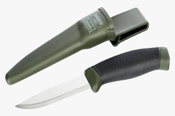 Encontraproduto.com.br - Faca Bahco Laplander Multiuso Verde 220mm Com Bainha 2444 -LAP