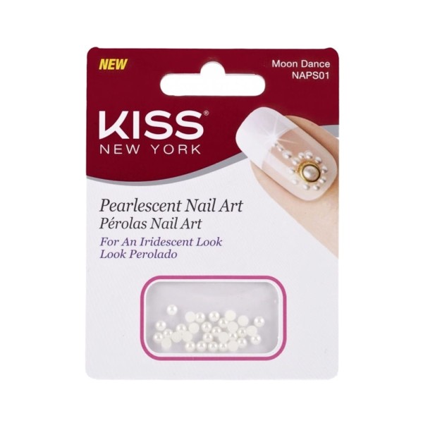Pérola Para Unha Nail Art Kiss New York Moon Dance