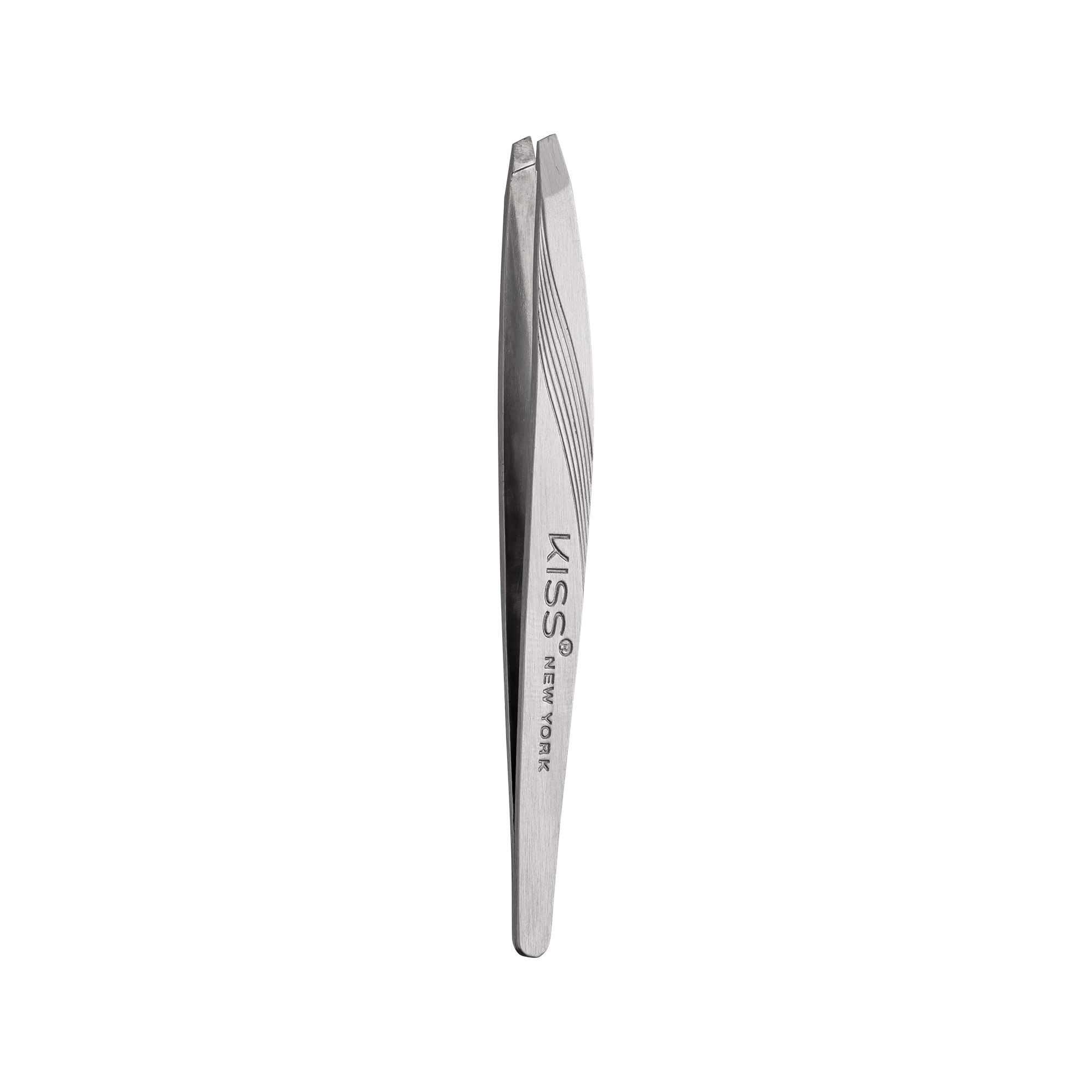 Encontraproduto.com.br - Pinça Ponta Diagonal Premium Kiss NY - Slant Tweezer